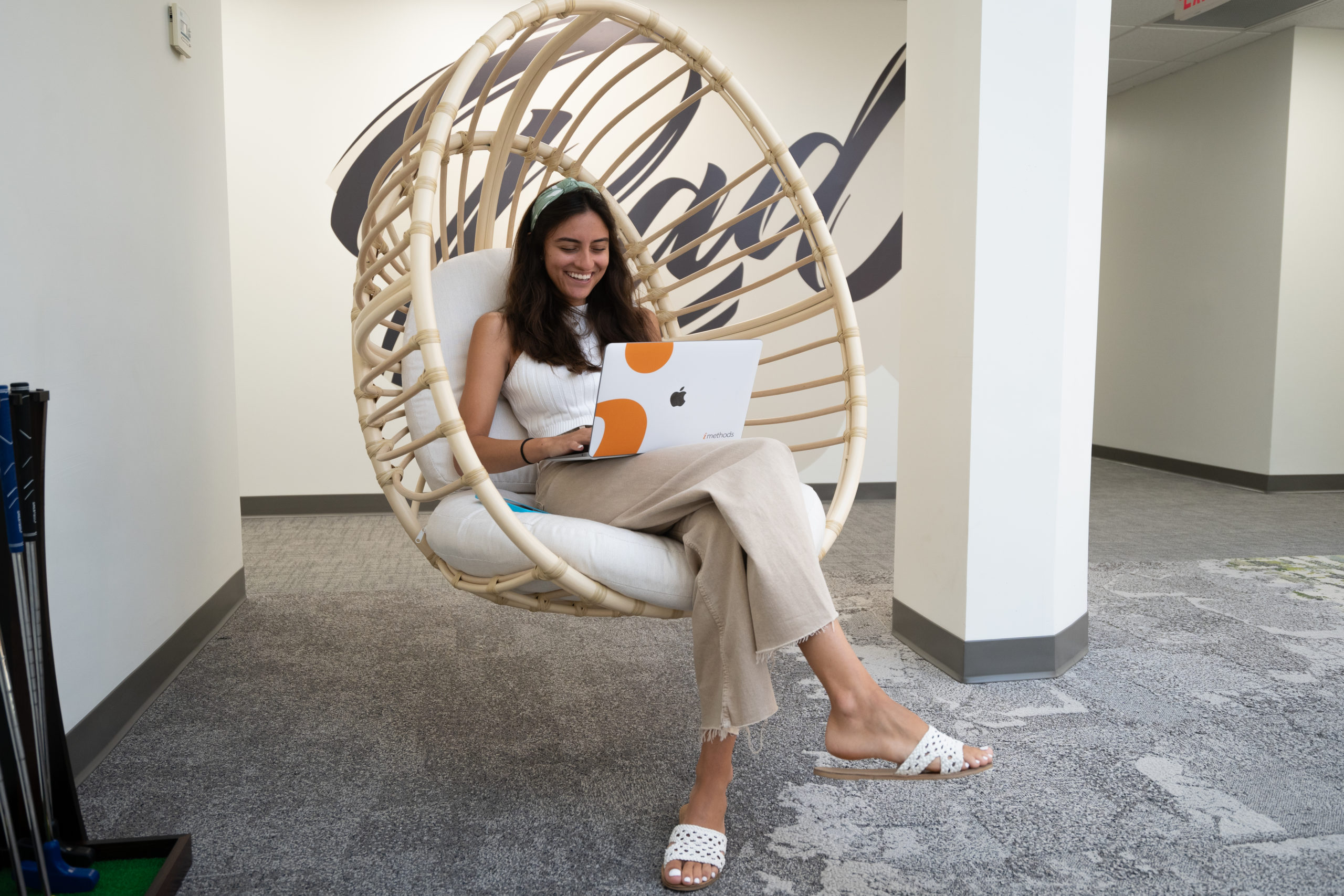 Search for career opportunities at iMethods and come hang with us in our hanging chairs